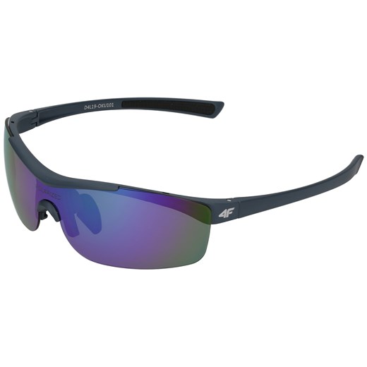 Okulary sportowe OKU101 - ciemny szary Uniwersalny promocja 4F