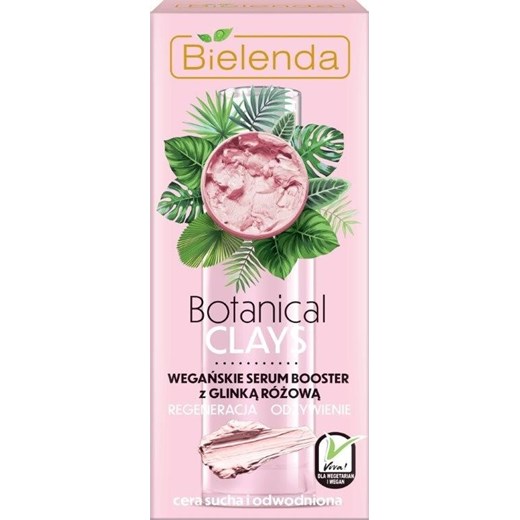 Bielenda, Botanical Clays Różowa Glinka, wegańskie serum booster do twarzy, 30 ml Bielenda smyk promocyjna cena