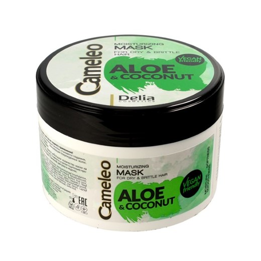 Delia Cosmetics, Cameleo Aloes i Kokos, maska nawilżająca do włosów, 200 ml Delia Cosmetics smyk