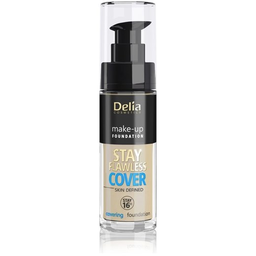 Delia Cosmetics, Stay Flawless Cover, podkład kryjący 16h, nr 506 coffee, 30 ml Delia Cosmetics smyk