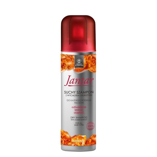Jantar, szampon suchy do włosów każdego rodzaju, 180 ml Jantar wyprzedaż smyk