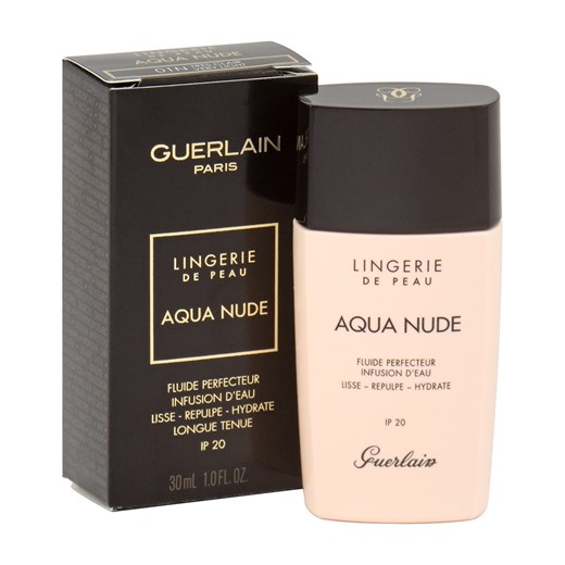 Guerlain, Lingerie de peau, aqua nude foundation, podkład do twarzy nr 01n, tres clair, 30 ml Guerlain smyk wyprzedaż