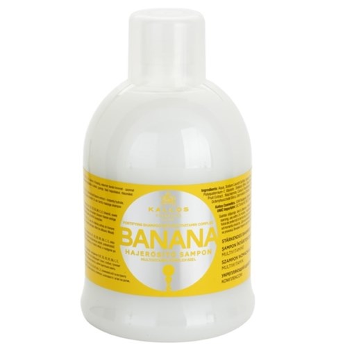 Kallos, KJMN Banana Fortifying Shampoo With Multivitamin Complex, szampon wzmacniający do włosów, 1000 ml Kallos smyk