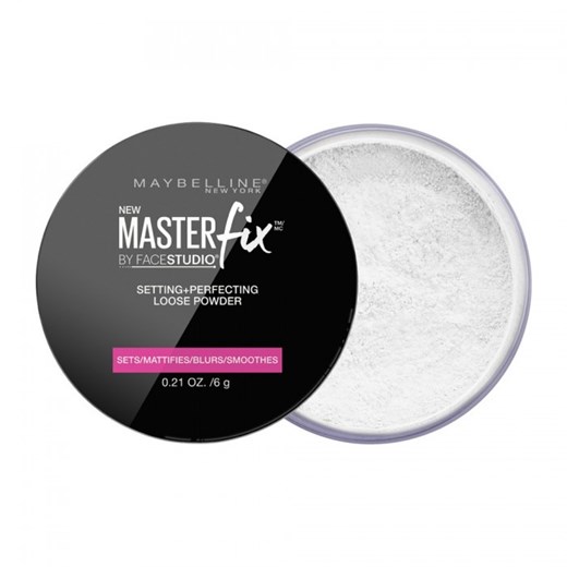 Maybelline, przejrzysty puder matujący, Master Fix, Translucent, 6 g promocja smyk