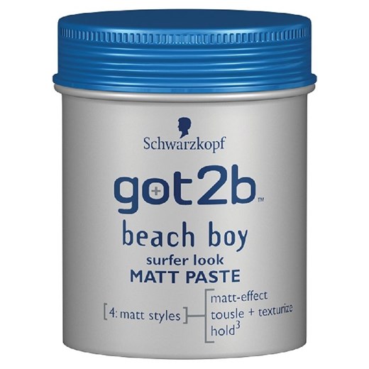 Got2b, Beach Boy, pasta modelująca, matująca, 100 ml Got2b wyprzedaż smyk