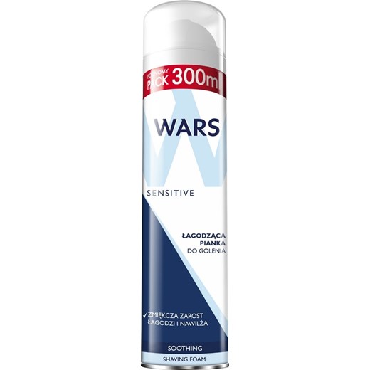 Wars Sensitive, pianka do golenia, 300 ml Wars smyk