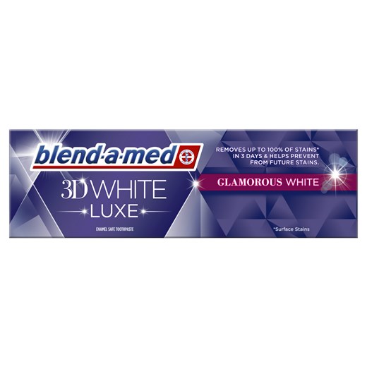 Blend-a-med, 3DWhite Luxe Glamorous White, wybielająca pasta do zębów, 75 ml Blend-a-med smyk