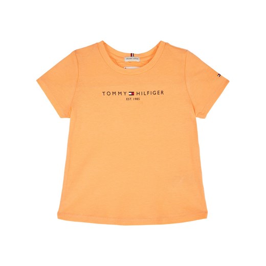 Tommy Hilfiger T-Shirt Essential Tee KG0KG05023 M Pomarańczowy Regular Fit Tommy Hilfiger 7 promocja MODIVO
