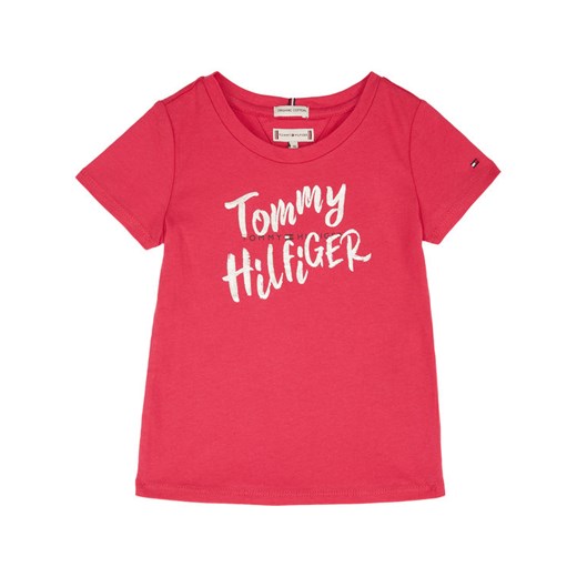 Tommy Hilfiger T-Shirt Graphic On Tee KG0KG05030 M Różowy Regular Fit Tommy Hilfiger 6 okazyjna cena MODIVO