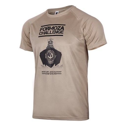 T-shirt męski Formoza Challenge z krótkim rękawem tkaninowy 