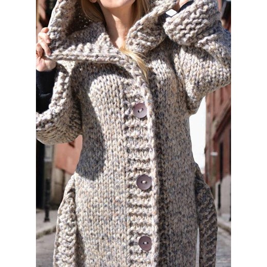 Cikelly sweter damski z dekoltem v 