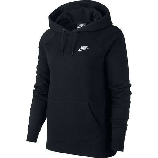 Nike bluza damska krótka bawełniana czarna sportowa 