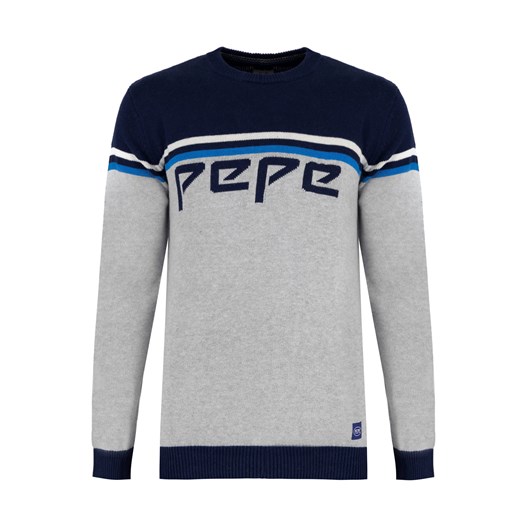 SWETER MĘSKI PEPE JEANS SZARY / GRANATOWY Pepe Jeans M promocja Royal Shop