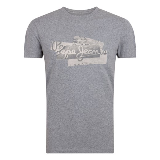 KOSZULKA MĘSKA T-SHIRT PEPE JEANS SZARA Pepe Jeans XXL promocyjna cena Royal Shop