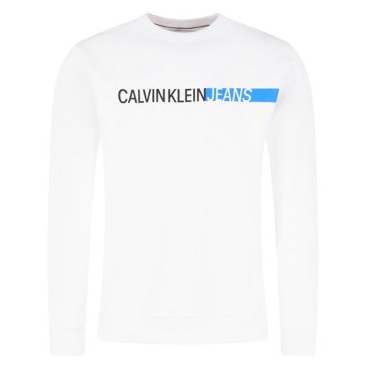 BLUZA MĘSKA CALVIN KLEIN JEANS BIAŁA Calvin Klein L wyprzedaż Royal Shop