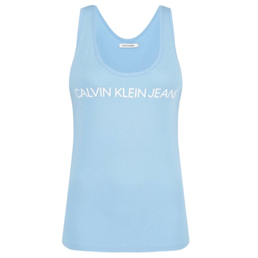 KOSZULKA DAMSKA CALVIN KLEIN BŁĘKITNA TANK TOP Calvin Klein XS wyprzedaż Royal Shop
