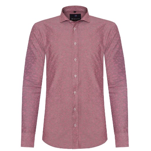 koszula męska di selentino różowa naples slim ze sklepu Royal Shop w kategorii Koszule męskie - zdjęcie 104690103