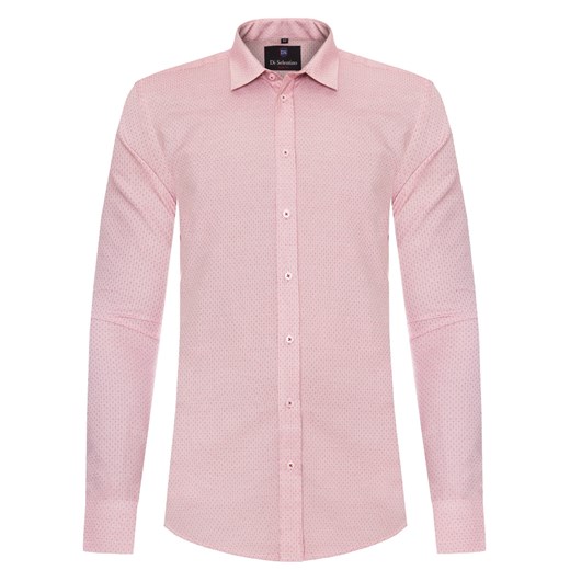 koszula męska di selentino różowa zaragoza classic ze sklepu Royal Shop w kategorii Koszule męskie - zdjęcie 104690123