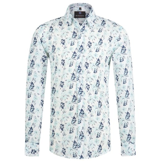 koszula męska di selentino w listki mykonos slim ze sklepu Royal Shop w kategorii Koszule męskie - zdjęcie 104690302