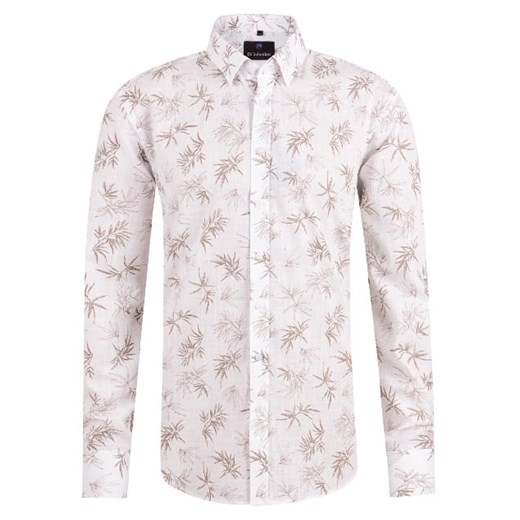 koszula męska di selentino biała palm springs slim ze sklepu Royal Shop w kategorii Koszule męskie - zdjęcie 104690413