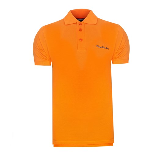 polo pierre cardin pomarańczowe ze sklepu Royal Shop w kategorii T-shirty męskie - zdjęcie 104692324