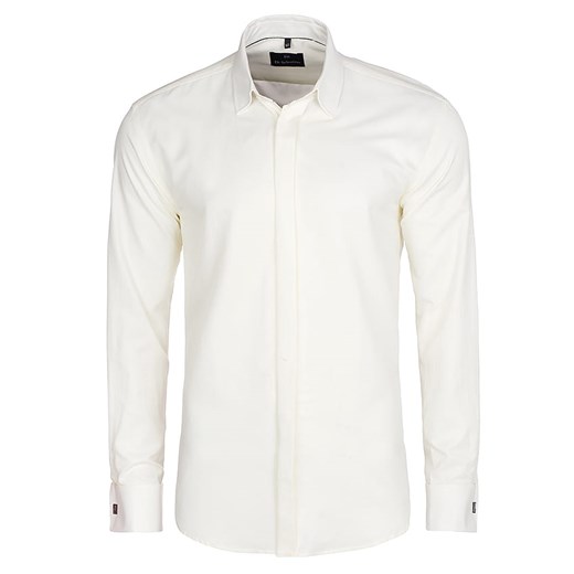 koszula męska kremowa na spinkę ślubna ze sklepu Royal Shop w kategorii Koszule męskie - zdjęcie 104692353