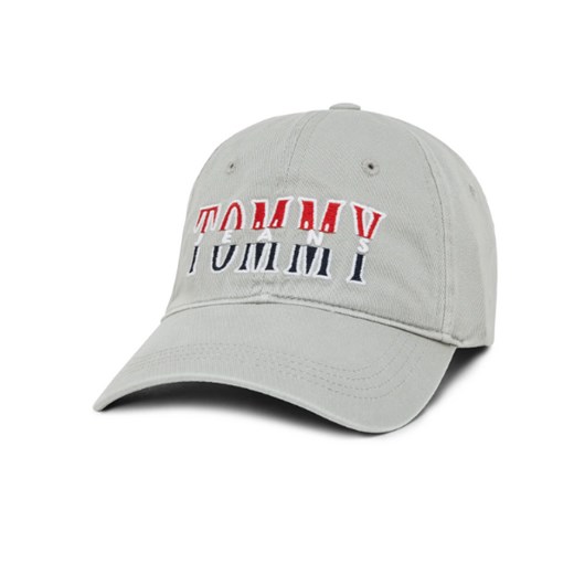 CZAPKA Z DASZKIEM MĘSKA TOMMY JEANS SZARA Tommy Hilfiger wyprzedaż Royal Shop