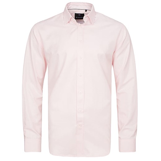 koszula męska di selentino różowa gładka classic fit ze sklepu Royal Shop w kategorii Koszule męskie - zdjęcie 104692762