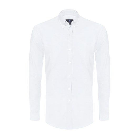 Koszula męska DI SELENTINO OXFORD WHITE / SLIM (Shirt: 46) Di Selentino Shirt: 46 Royal Shop