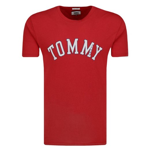 t-shirt męski tommy hilfiger czerwony ze sklepu Royal Shop w kategorii T-shirty męskie - zdjęcie 104693663