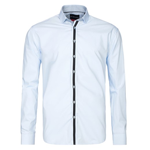 koszula męska di selentino montreal niebieska classic fit ze sklepu Royal Shop w kategorii Koszule męskie - zdjęcie 104693724
