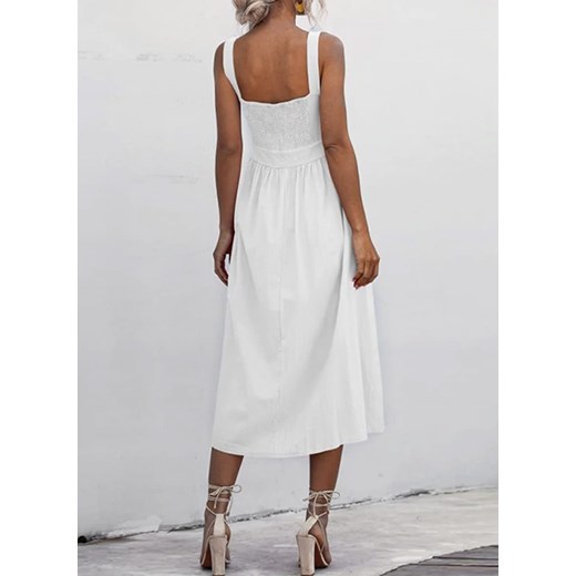 Biała sukienka Sandbella 