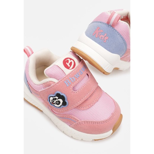 Buty sportowe dziecięce Born2be różowe na rzepy 