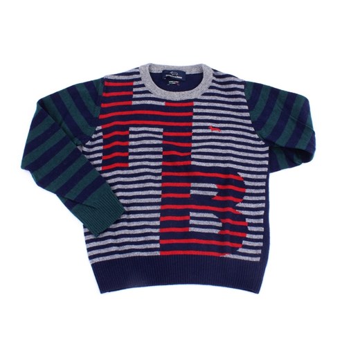 Sweter chłopięcy Harmont & Blaine wielokolorowy bawełniany
