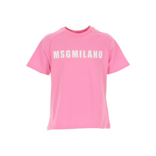 MSGM Koszulka Dziecięca dla Dziewczynek, różowy, Bawełna, 2019, 10Y 12Y 4Y 6Y 10Y RAFFAELLO NETWORK