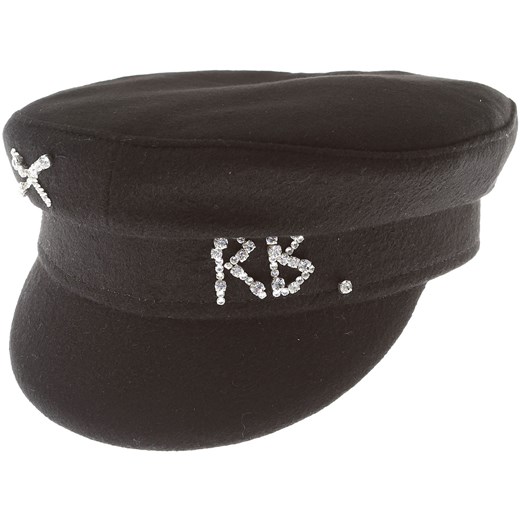 Ruslan Baginskiy Czapka dla Kobiet, czarny, Bawełna, 2019, M S XS Ruslan Baginskiy M RAFFAELLO NETWORK