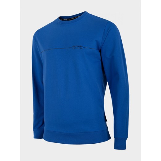 Bluza męska BLM600 - niebieski Outhorn M okazyjna cena OUTHORN