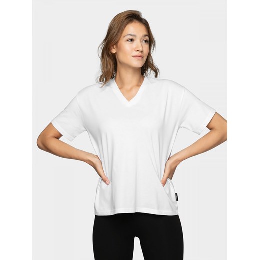 T-shirt damski TSD610 - biały Outhorn S okazyjna cena OUTHORN