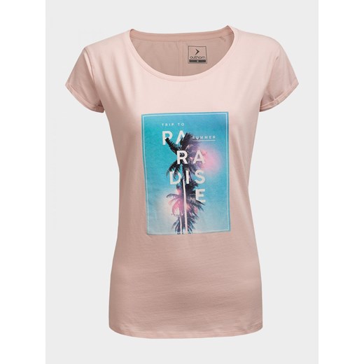 T-shirt damski TSD636 - jasny róż Outhorn XS okazyjna cena OUTHORN