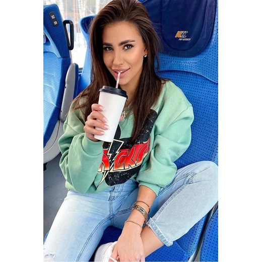 Bluza damska Shopaholics Dream bawełniana krótka 