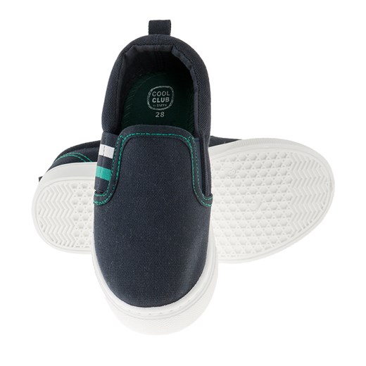 Cool Club, Trampki slip on chłopięce, granatowe Cool Club 31 smyk okazja