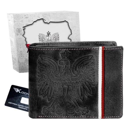 KOCHMANSKI portfel męski skórzany Z ORŁEM 1354 Kochmanski Studio Kreacji® Skorzany