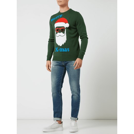 Sweter z bożonarodzeniowym motywem Montego XL Peek&Cloppenburg