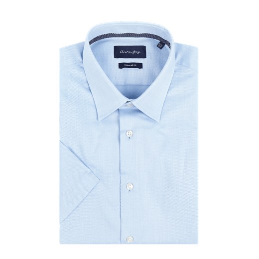 Koszula biznesowa o kroju regular fit z bawełny z krótkim rękawem 45 okazja Peek&Cloppenburg 