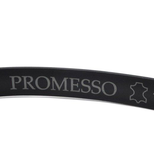 Stylowy Pasek Damski Skóra naturalna 2 cm CZARNY Promesso 90 PROMESSO