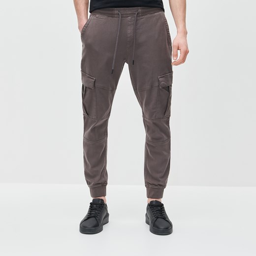 Reserved - Joggery cargo slim fit - Szary Reserved 32 Reserved