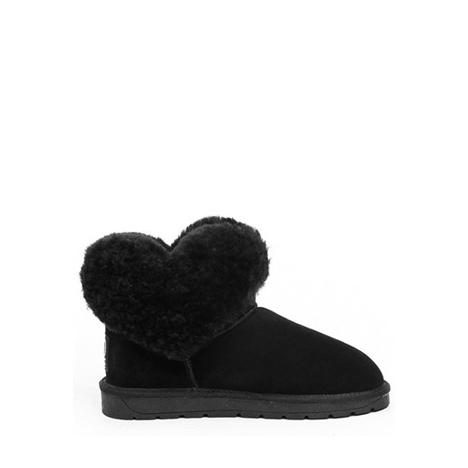 Skórzane botki zimowe "Fury" w kolorze czarnym Gooce 36 Limango Polska