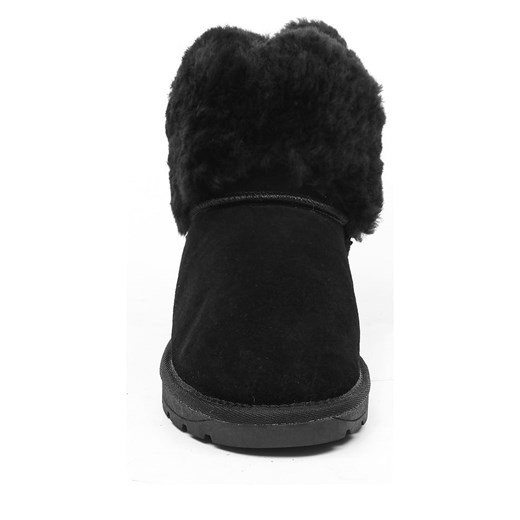 Skórzane botki zimowe "Fury" w kolorze czarnym Gooce 36 Limango Polska