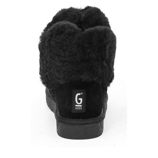 Skórzane botki zimowe "Fury" w kolorze czarnym Gooce 36 Limango Polska