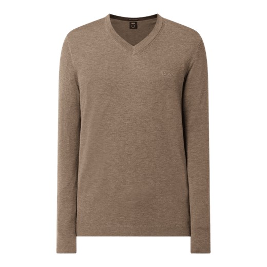 Sweter z żywą wełną model ‘Varono’ L okazja Peek&Cloppenburg 